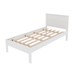 Cama de Solteiro Branco Cm8004 - Tecno Mobili