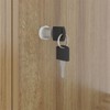 Cama de Casal Articulada 2 Mesas de Cabeceira 2 Gavetas Cm8041 Amêndoa - Tecno Mobili