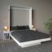 Cama de Casal Articulada 2 Mesas de Cabeceira 2 Gavetas Cm8041 Branco - Tecno Mobili