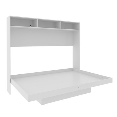 Cama de Casal Articulada 8 Prateleiras Cm8043 Branco - Tecno Mobili