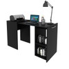 Armário para Escritório Retrátil 1 Prateleira Preto Me4170 - Tecno Mobili