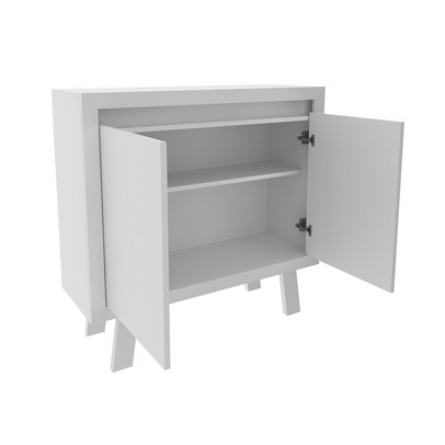 Armário para Escritório 2 Portas 1 Prateleira Me41417 Branco - Tecno Mobili