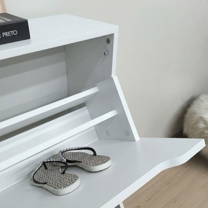 Sapateira 3 Portas Branca Sa3405 Branca - Tecno Mobili