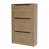 Sapateira 3 Portas Branca Sa3405 Amêndoa - Tecno Mobili
