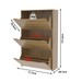 Sapateira 3 Portas Branca Sa3405 Amêndoa - Tecno Mobili