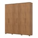 Guarda-Roupa Casal ávila Soft 6 Portas 4 Gavetas Ripado Nature - Henn