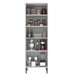 Paneleiro 2 Portas 4 Prateleiras Co6204 Branco - Decibal