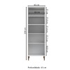 Paneleiro 2 Portas 4 Prateleiras Co6204 Branco - Decibal