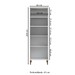 Paneleiro 2 Portas 4 Prateleiras Co6204 Branco - Decibal