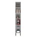 Paneleiro 1 Porta 4 Prateleiras Co6101 Branco - Decibal