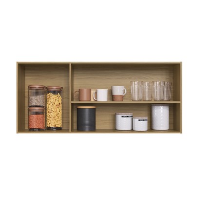 Armário Aéreo Cozinha 120 Cm 2 Portas Co4201 Ipê - Decibal