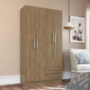 Guarda-Roupa Solteiro 4 Portas 2 Gavetas Rp1420 Wood - Decibal