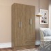 Guarda-Roupa Solteiro 4 Portas 2 Gavetas Rp1420 Wood - Decibal