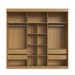 Guarda-Roupa 2 Portas 4 Gavetas com Espelho Rp5240 Flex Naturalle/Cristalo - Decibal