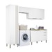 Lavanderia Completa Glória 8 Portas 2 Gavetas Branco Neve - Mx Móveis