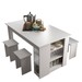 Mesa de Jantar 4 Lugares Esmeralda Branco  - Deibe Móveis