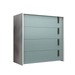Cômoda Melissa 4 Gavetas Branco/Grey - Deibe Móveis