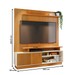 Estante para TV Até 65 Polegadas Ares 1 Porta Cinamomo/Off White - Madetec