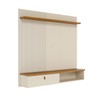 Painel para TV Até 55 Polegadas Iris 1 Porta Cinamomo/Off White - Madetec