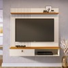 Painel para TV Até 55 Polegadas Iris 1 Porta Cinamomo/Off White - Madetec