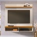 Painel para TV Até 55 Polegadas Iris 1 Porta Cinamomo/Off White - Madetec