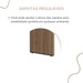 Mesa para Escritório Tamburato 4 Gavetas Nogal/Preto 6126 - Artany Móveis