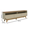 Rack para TV Até 75 Polegadas Selene 3 Gavetas Cumaru/Opala - Madetec
