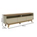 Rack para TV Até 75 Polegadas Selene 3 Gavetas Cumaru/Opala - Madetec