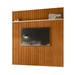 Painel para TV Até 75 Polegadas New Guaporé 1 Prateleira Cinamomo/Off White - Madetec