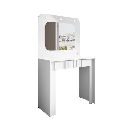 Penteadeira Camarim Rouge 1 Gaveta Branco - Móveis Bechara