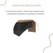 Mesa para Escritório Diretor Nogal/Preto 6129 - Artany Móveis