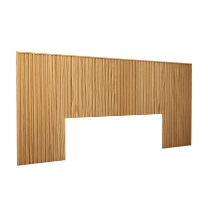 Cabeceira Casal Premium Ripado Carvalho - Panorama Móveis