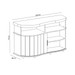 Balcão Buffet Magnum 1 Porta Flex Carvalho/Off White - Artely