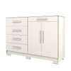 Cômoda Tailândia 2 Portas 5 Gavetas Branco - Panorama Móveis