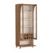 Cristaleira Murano 3 Portas com Vidro Cinamomo/Off White - Arley