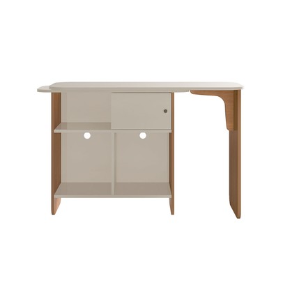 Mesa Escrivaninha Nomad 1 Porta Cinamomo/Off White - Artely