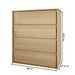 Cômoda Celeste 4 Gavetas Castanho - Panorama Móveis