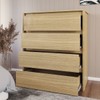 Cômoda Celeste 4 Gavetas Castanho - Panorama Móveis