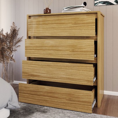 Cômoda Celeste 4 Gavetas Marrocos - Panorama Móveis