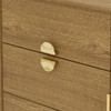 Cômoda Sapateira Santos 1 Porta 4 Gavetas Nature - Pnr Móveis