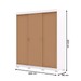 Guarda-Roupa Garibaldi 3 Portas 4 Gavetas 100% Mdf Branco/Camarim - Pnr Móveis