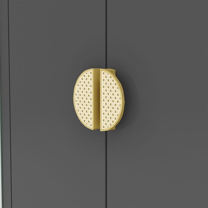 Guarda-Roupa Igaratá 6 Portas 4 Gavetas 100% Mdf Nature/Alasca - Pnr Móveis