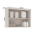 Armário Aéreo Cozinha 80 Cm Koya 2 Portas Creme - Politorno