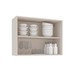 Armário Aéreo Cozinha 80 Cm Koya 2 Portas Creme - Politorno