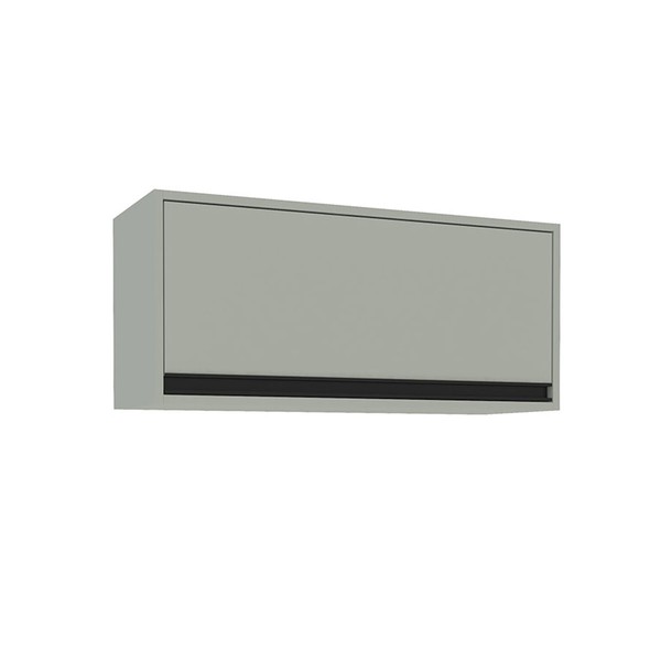 Armário Aéreo Cozinha 80 Cm Koya 1 Porta Verde Oliva - Politorno