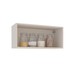 Armário Aéreo Cozinha 80 Cm Koya 1 Porta Creme - Politorno