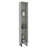 Paneleiro 36,8 Cm Koya 2 Portas 2 Prateleiras Verde Oliva - Politorno