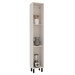 Paneleiro 36,8 Cm Koya 2 Portas 2 Prateleiras Creme - Politorno