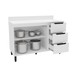 Balcão de Cozinha 120 Cm Meena 2 Portas 3 Gavetas Branco - Politorno