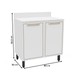 Balcão de Cozinha 80 Cm Amara 2 Portas Branco - Politorno